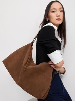 Pomelo - Slouch Shoulder Bag - Brown