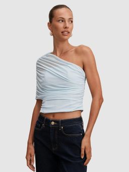 Forever New - Samara Drape Mesh Corset Top