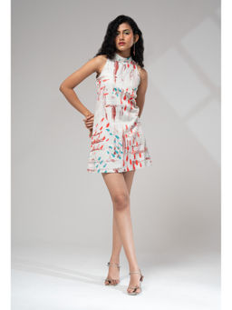 Advait - Cayo Halter White Mini Dress