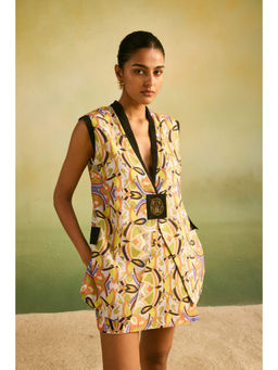 Pallavi Agarwal - Multicolor Printed Nomad Blazer Set