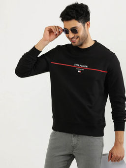 Tommy Hilfiger - Mens Black Color Sweatshirt