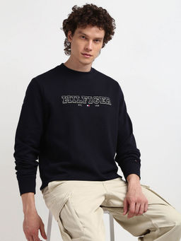 Tommy Hilfiger - Mens Navy Blue Color Sweatshirt