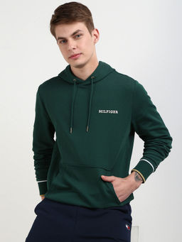Tommy Hilfiger - Mens Green Color Sweatshirt