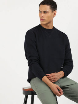 Tommy Hilfiger - Mens Navy Blue Color Sweatshirt