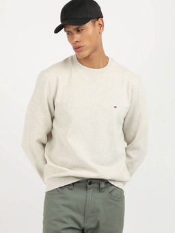 Tommy Hilfiger - Mens Beige Color Sweatshirt