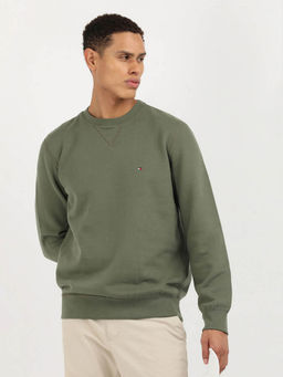 Tommy Hilfiger - Mens Green Color Sweatshirt