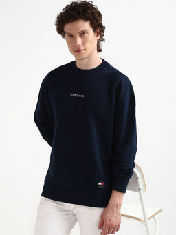 Tommy Hilfiger - Mens Navy Blue Color Sweatshirt