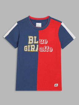 Blue Giraffe - Boys Multi Colorblock T-shirt