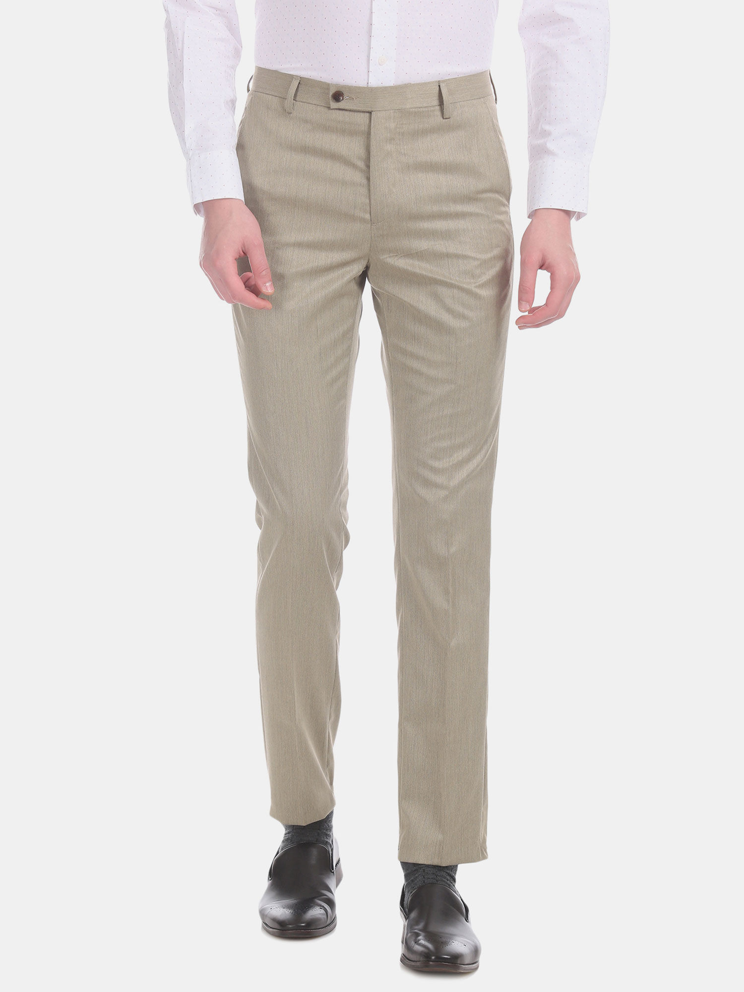 Arrow Formal Trousers : Buy Arrow Beige 