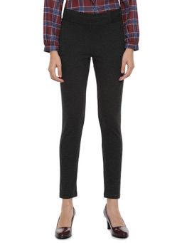 Allen Solly - Black Plain Trousers