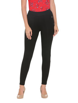 Allen Solly - Black Solid Trouser