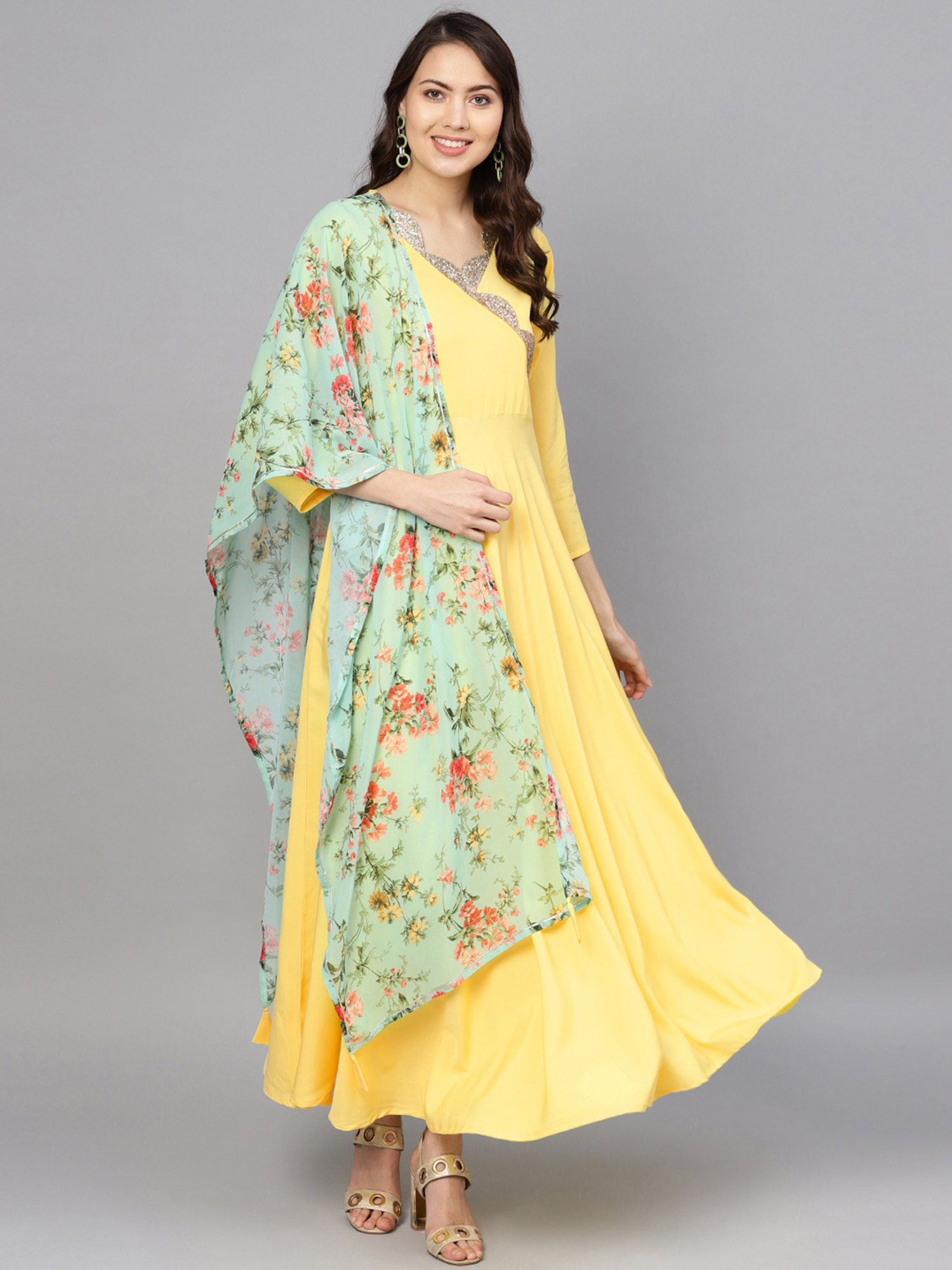 Ahalyaa Salwar Suits And Sets Buy Ahalyaa Women Yellow Plain Kurta With Dupatta Set Of 2 Online Nykaa Fashion Hii friend.here i will share amazing dressing ideas like panjabi suit design, colour combination for suit, kurti design idea, daily wear suit , party wea. ahalyaa women yellow plain kurta with dupatta set of 2