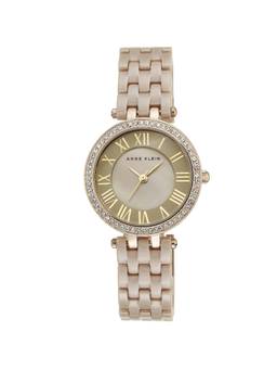 Anne Klein - Light Biege Round Analog Watches
