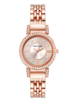 Anne Klein - Rose Gold Crystal Watch For Women