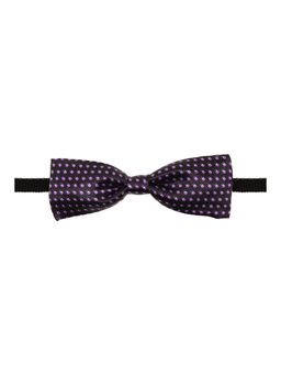 Arendelle - Kids Satin Printed Purple Bow
