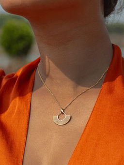 Shaya by CaratLane - Good Vibes Necklace in Gold Plating