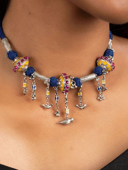 Shaya by CaratLane - Moti Tanko Style Sterling Silver Necklace