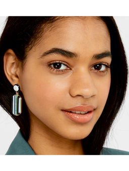 Accessorize London - Multicolor Stripy Long Drop Earrings