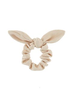 Accessorize London - Women's Cord Bow Hair Scrunchie