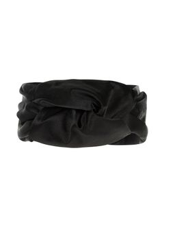 Accessorize London - Women's Black large Knot hair Band