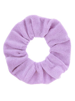 Accessorize London - Lavender Oversized Toweling Scrunchie