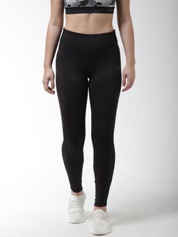 Alcis - Women Black Solid Training Tights