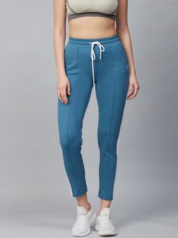 Alcis - Women Blue Solid Track Pants