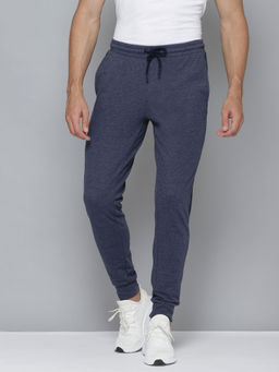 Alcis - Men Navy Blue Solid Slim Fit Joggers