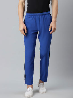 Alcis - Men Blue Solid Track pant