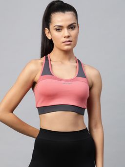 Alcis - Women Pink Full Coverage Lightly Padded Workout Bra WAA20R151530