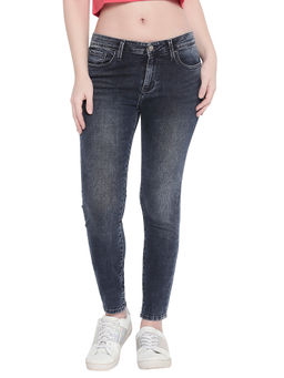 Spykar - Navy Blue Skinny Fit Jeans