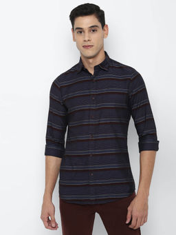 Allen Solly - Navy Blue Causal Shirt