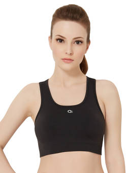 Amante - Black Non-Padded Non-Wired Reversible Sports Bra