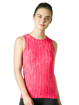 Amante - Pink Racerback Tank Top