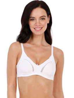 Amante - Perfect Poise Non-Padded Non-Wired High Coverage Bra - White