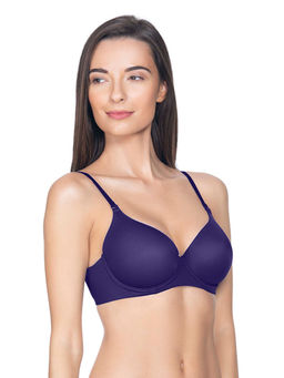 Amante - Smooth Moves Padded Wired T-Shirt Bra - Blue