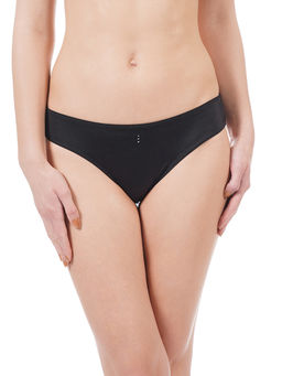 Amante - Perfect Lift Low-Rise Bikini Panty - Black - Black