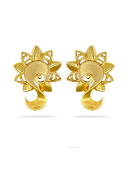 Candere by Kalyan Jewellers - 22K (916) Yellow Gold Earrings for Women