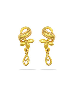 Candere by Kalyan Jewellers - 22K (916) Yellow Gold Earrings for Women