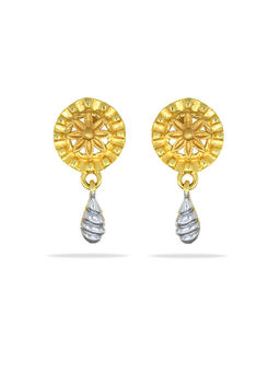 Candere by Kalyan Jewellers - 22K (916) Yellow Gold Earrings for Women