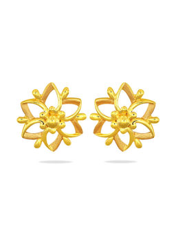 Candere by Kalyan Jewellers - 22K (916) Yellow Gold Earrings for Women