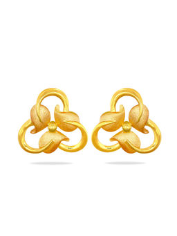Candere by Kalyan Jewellers - 22K (916) Yellow Gold Earrings for Women