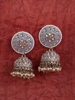 Biba - Grey Festive Earrings