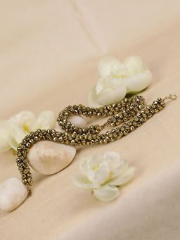 Priyaasi - Set of 2 Gold Plated Ghungroo Studded Heavy Anklets