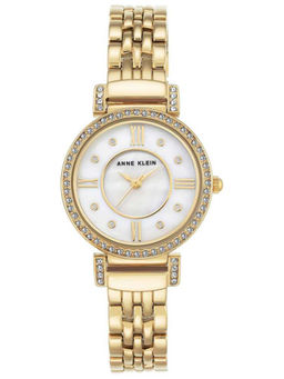 Anne Klein - White Metal Watch -AK2928MPGBJ