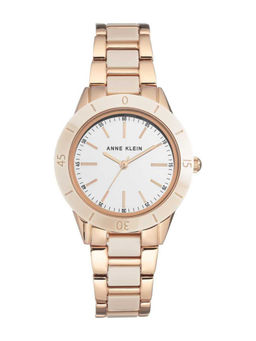Anne Klein - Beige Ceramic Watch -AK3160TNRG