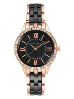 Anne Klein - Black Ceramic Watch -AK3548BKRG