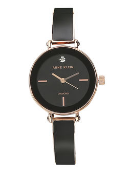 Anne Klein - Black Metal Watch -AKB3620BKST