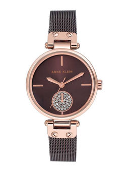 Anne Klein - Brown Stainless Steel Watch -NBAK3001RGBN