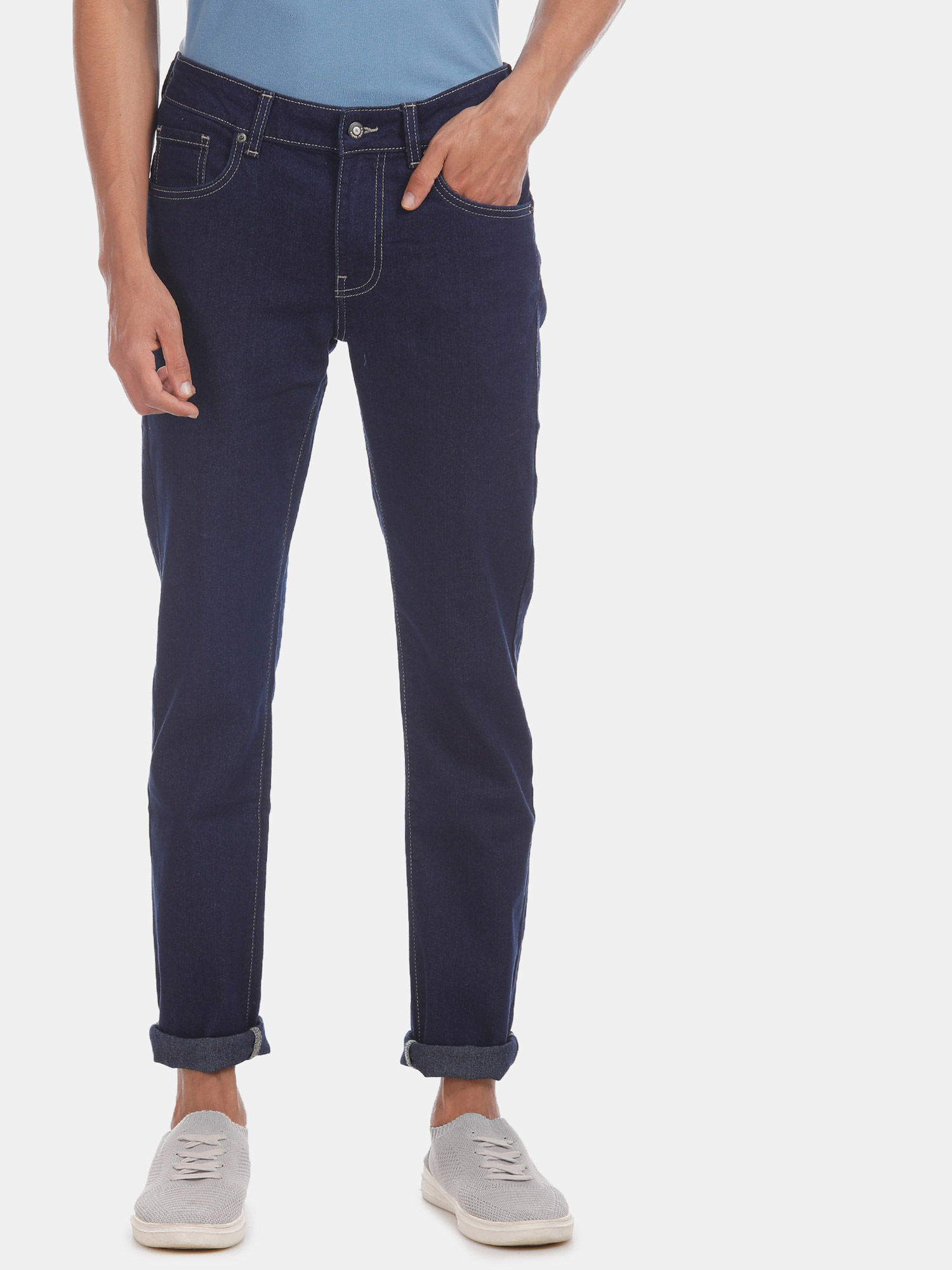 Super Skinny Fit Dark Wash Jeans 